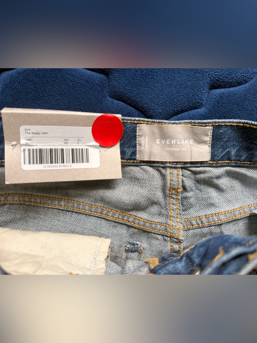 Everlane Baggy Jeans in Light Blue Denim